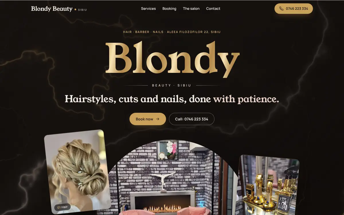 Blondy Beauty on desktop