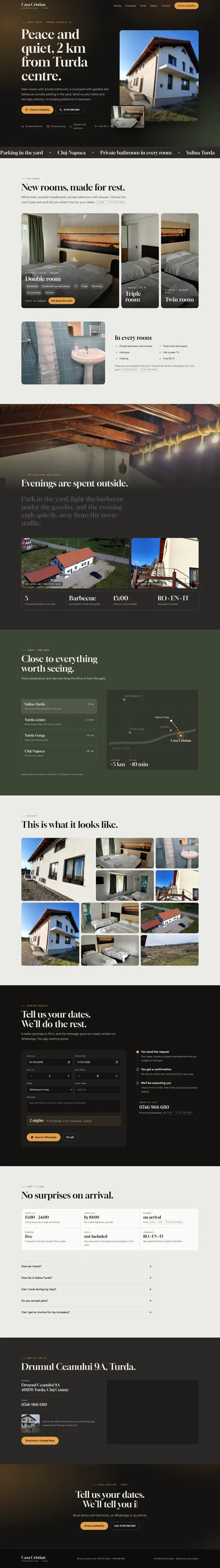 Full Casa Cristian page, desktop