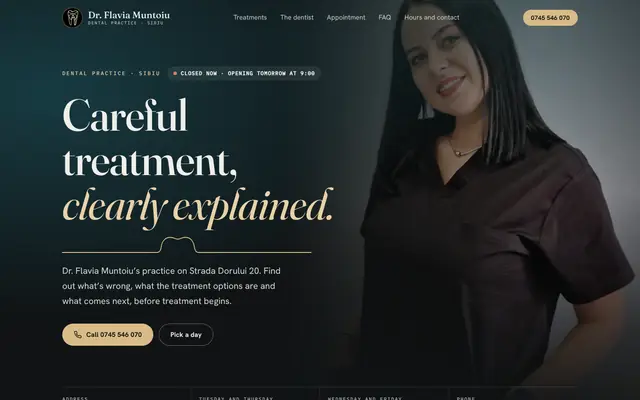 The Dr. Flavia Muntoiu website