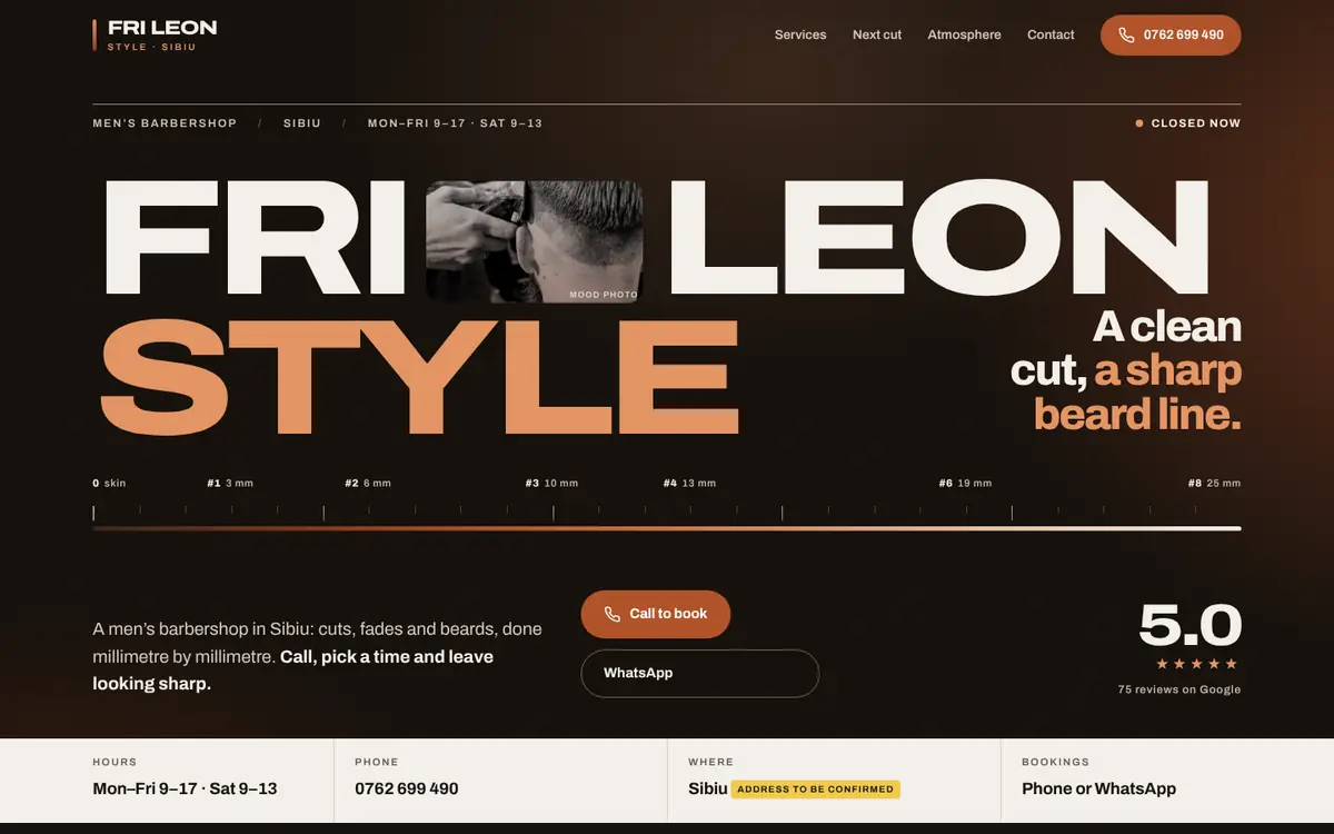 Fri leon Style on desktop
