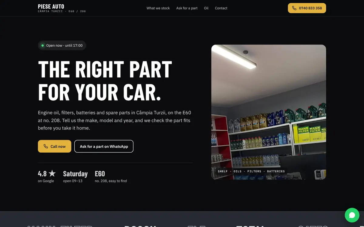Piese Auto Câmpia Turzii on desktop