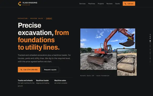 The Vlad Digging Premium website