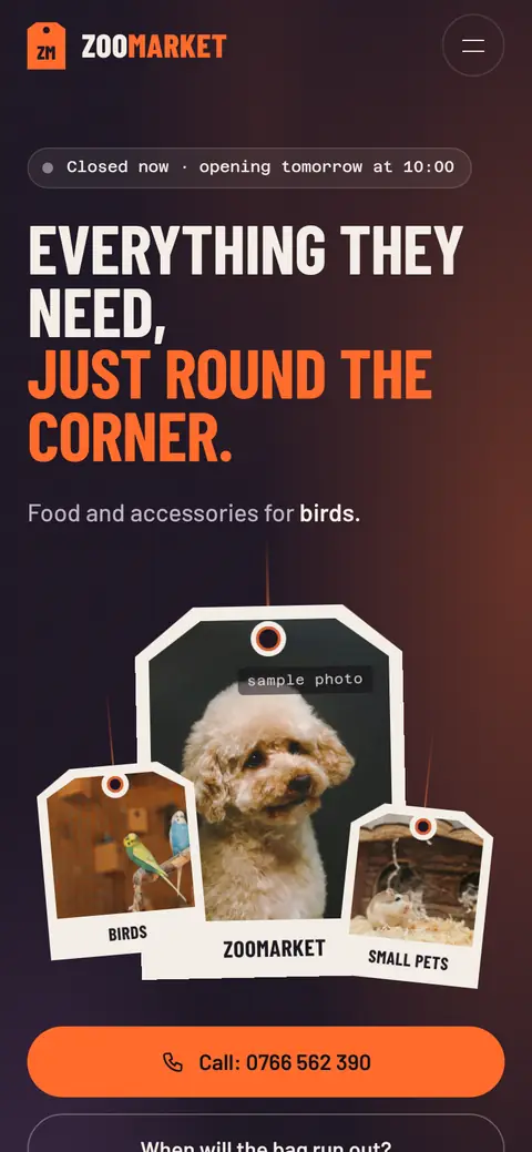 ZooMarket on a phone